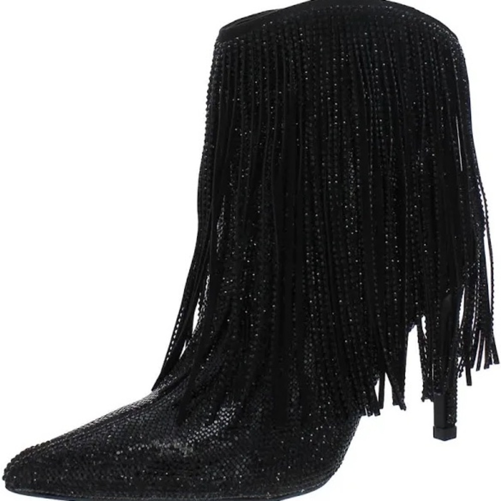 Inc Womens Sahoj Embellished Ankle Boots size 8.5